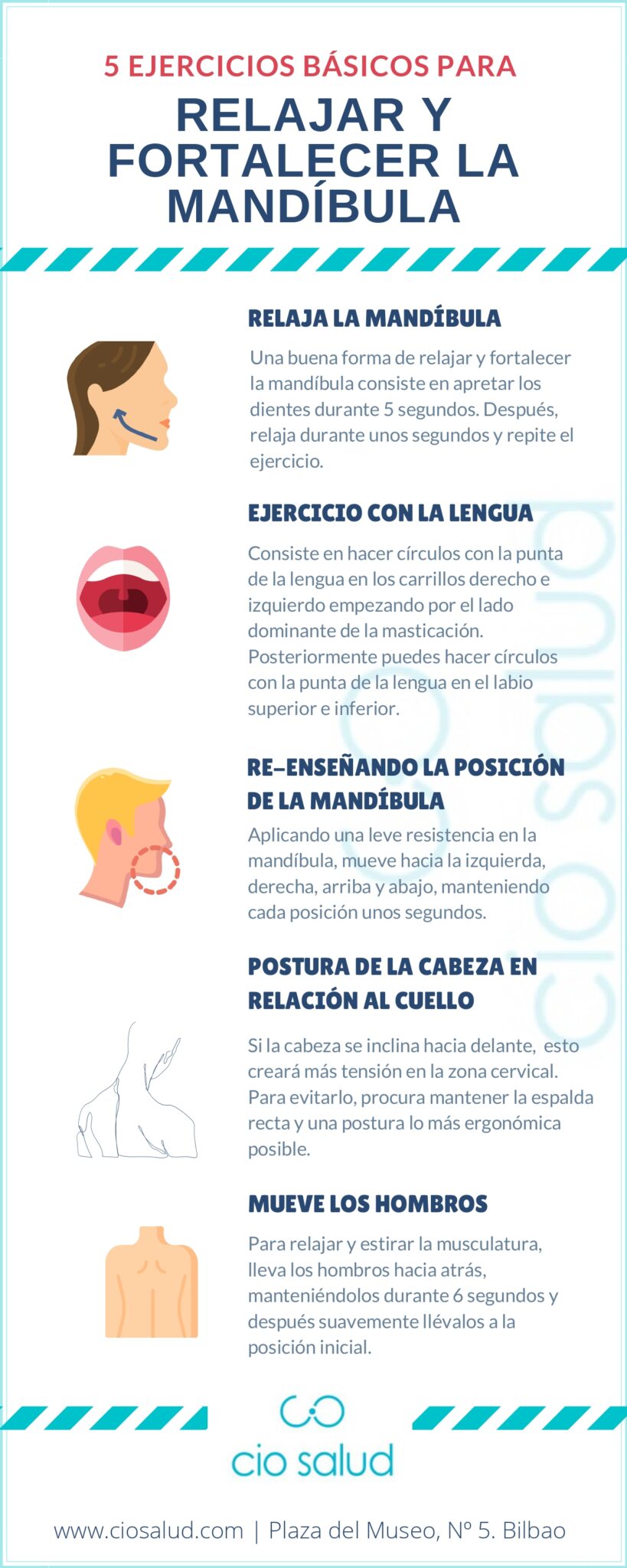 5 tips para relajar y fortalecer la mandíbula - CIO Salud
