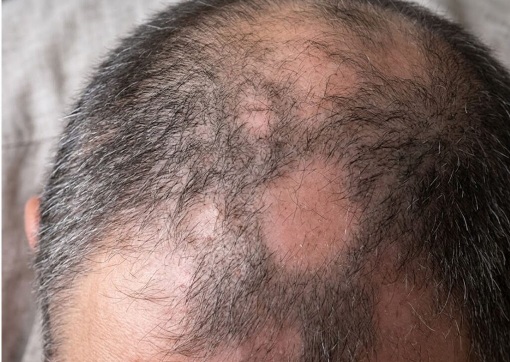 alopecia areata en hombres