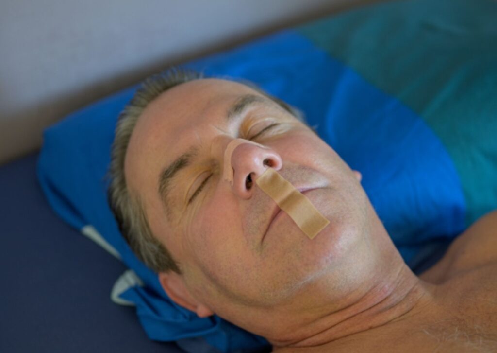 tapar la boca para dormir