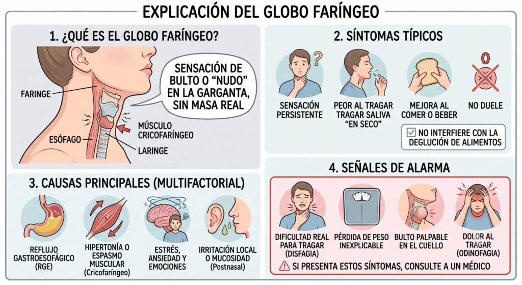 síntomas globo faríngeo