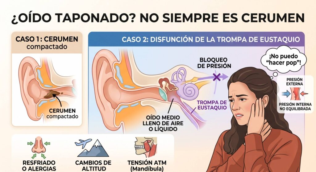 tapón en el oído